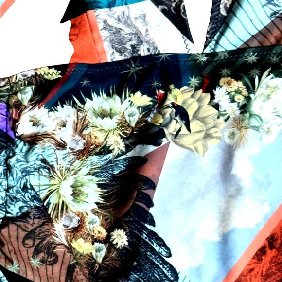 Chufy One Piece Swimsuit Size XS Printed Halter Made in Spain Stretchy Fabric - Picture 11 of 16